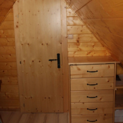 Door and cabinet
