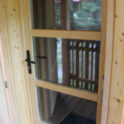 Glass door