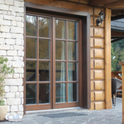 The door to the cabin